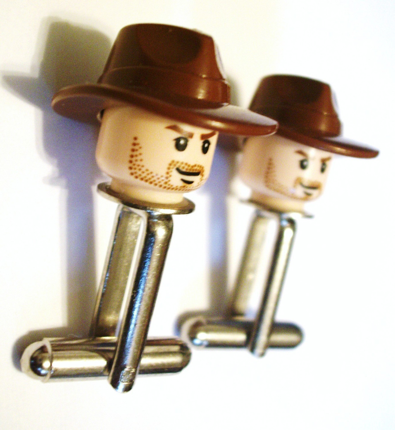 Illustration for article titled I Must Get These Lego Classic Space Minifig Cufflinks